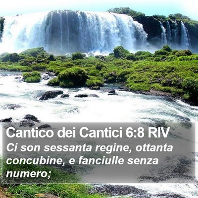 Cantico dei Cantici 6:8 RIV Bible Verse Image