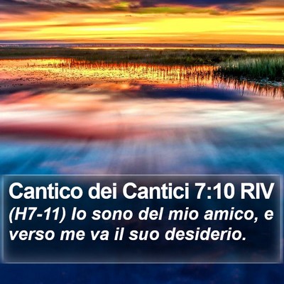 Cantico dei Cantici 7:10 RIV Bible Verse Image