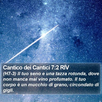 Cantico dei Cantici 7:2 RIV Bible Verse Image