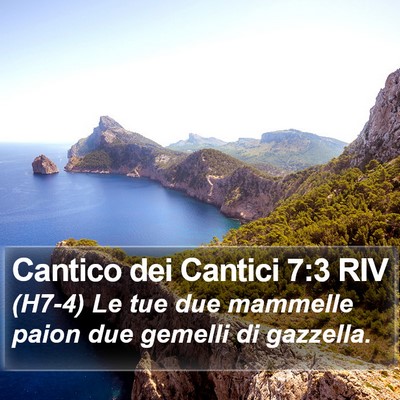 Cantico dei Cantici 7:3 RIV Bible Verse Image