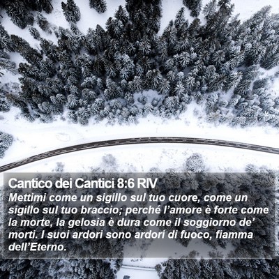Cantico dei Cantici 8:6 RIV Bible Verse Image