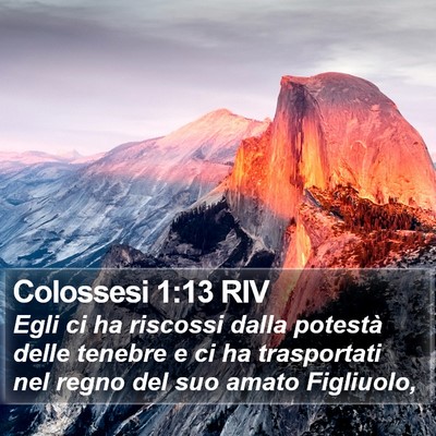 Colossesi 1:13 RIV Bible Verse Image
