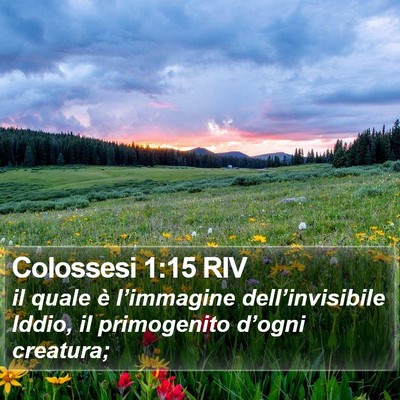 Colossesi 1:15 RIV Bible Verse Image
