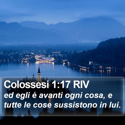 Colossesi 1:17 RIV Bible Verse Image