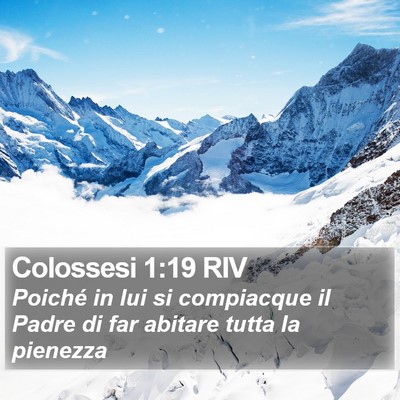Colossesi 1:19 RIV Bible Verse Image