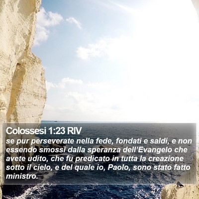 Colossesi 1:23 RIV Bible Verse Image