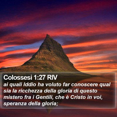 Colossesi 1:27 RIV Bible Verse Image