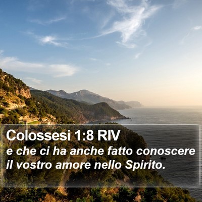 Colossesi 1:8 RIV Bible Verse Image
