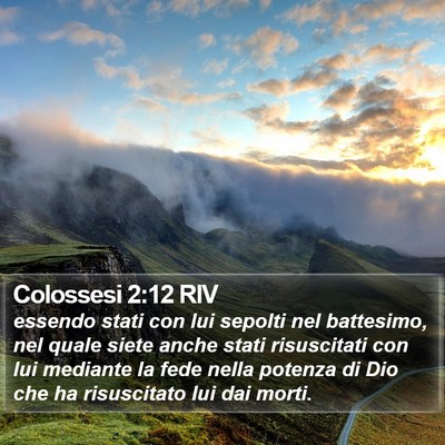 Colossesi 2:12 RIV Bible Verse Image