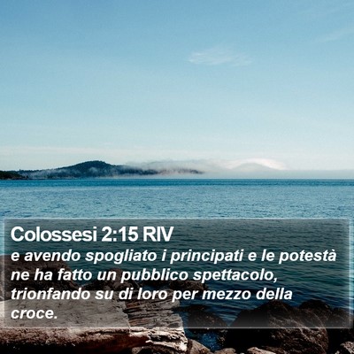 Colossesi 2:15 RIV Bible Verse Image