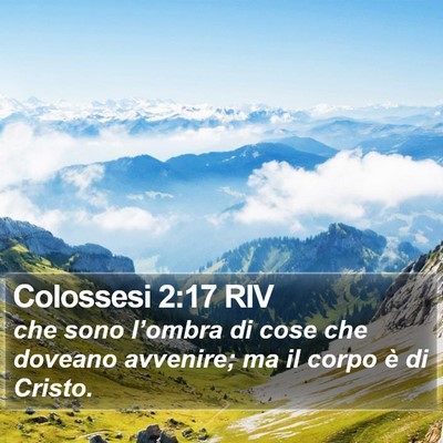Colossesi 2:17 RIV Bible Verse Image