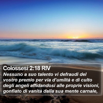 Colossesi 2:18 RIV Bible Verse Image