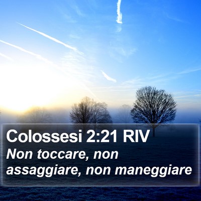 Colossesi 2:21 RIV Bible Verse Image