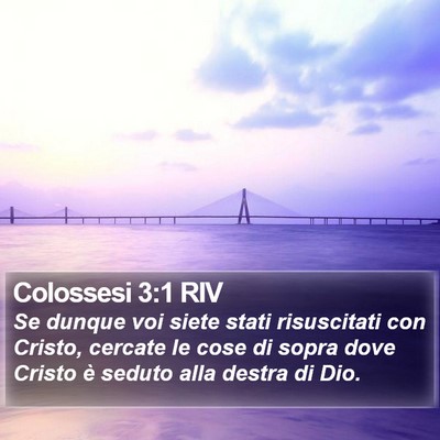 Colossesi 3:1 RIV Bible Verse Image