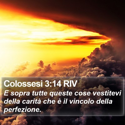 Colossesi 3:14 RIV Bible Verse Image