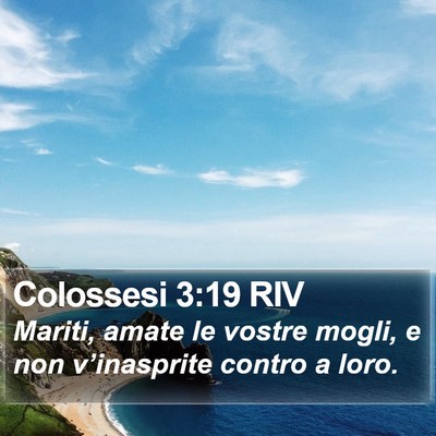 Colossesi 3:19 RIV Bible Verse Image