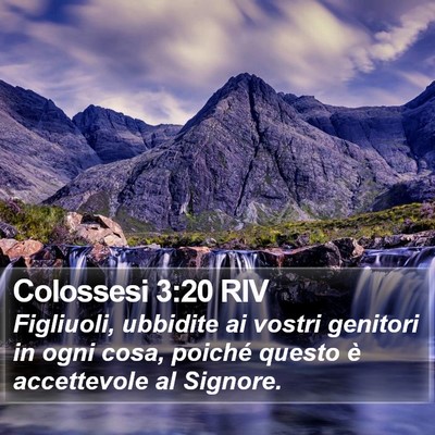 Colossesi 3:20 RIV Bible Verse Image