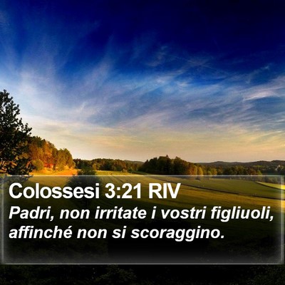 Colossesi 3:21 RIV Bible Verse Image