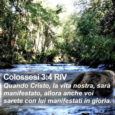 Colossesi 3:4 RIV Bible Verse Image