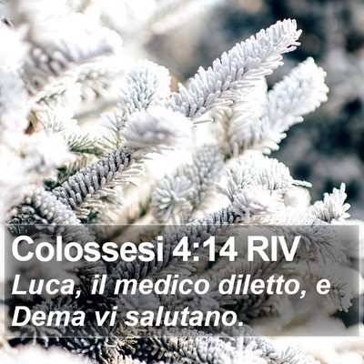Colossesi 4:14 RIV Bible Verse Image