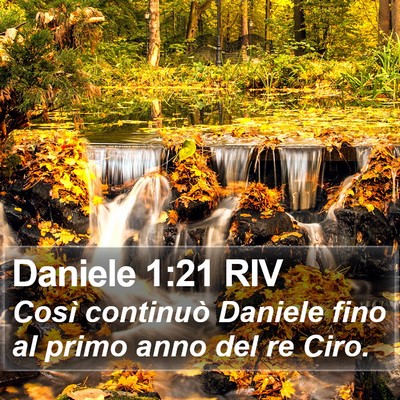 Daniele 1:21 RIV Bible Verse Image