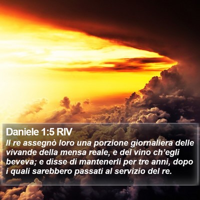 Daniele 1:5 RIV Bible Verse Image