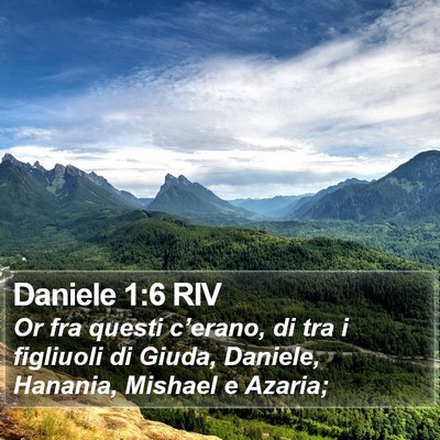 Daniele 1:6 RIV Bible Verse Image