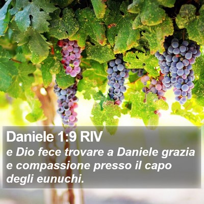 Daniele 1:9 RIV Bible Verse Image