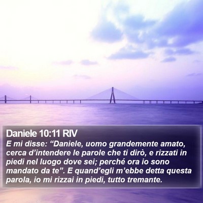Daniele 10:11 RIV Bible Verse Image