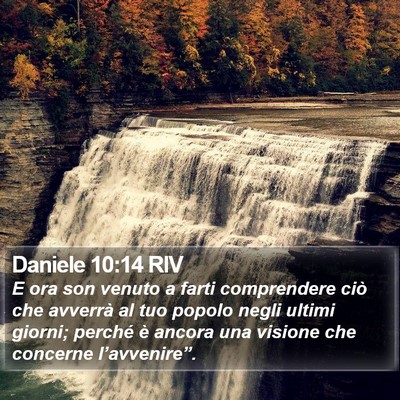 Daniele 10:14 RIV Bible Verse Image