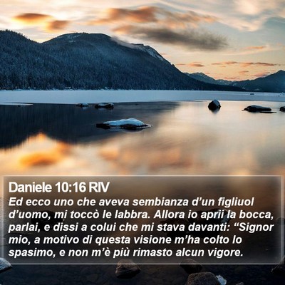 Daniele 10:16 RIV Bible Verse Image