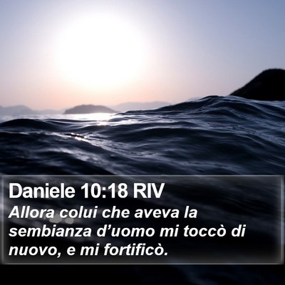 Daniele 10:18 RIV Bible Verse Image