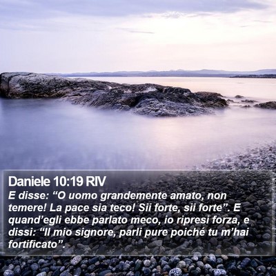 Daniele 10:19 RIV Bible Verse Image