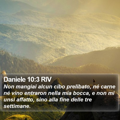 Daniele 10:3 RIV Bible Verse Image