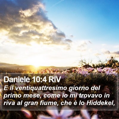 Daniele 10:4 RIV Bible Verse Image