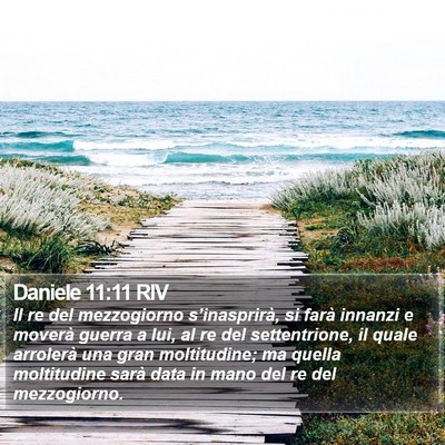 Daniele 11:11 RIV Bible Verse Image