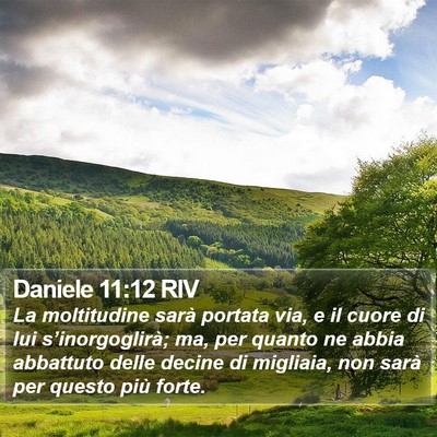 Daniele 11:12 RIV Bible Verse Image