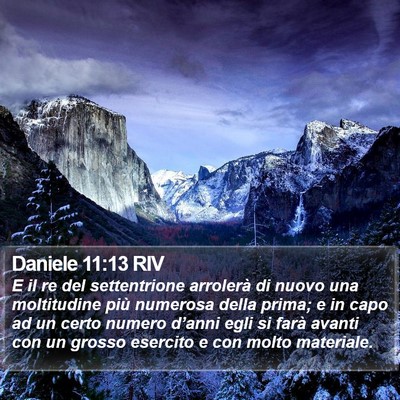 Daniele 11:13 RIV Bible Verse Image