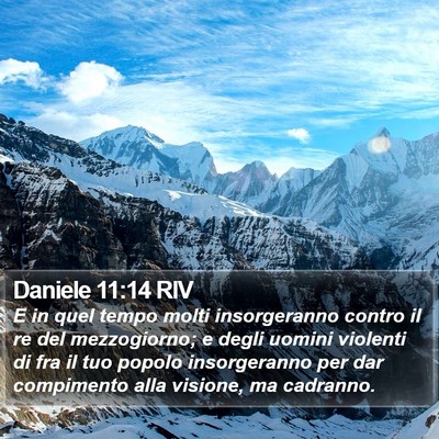 Daniele 11:14 RIV Bible Verse Image