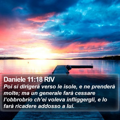 Daniele 11:18 RIV Bible Verse Image