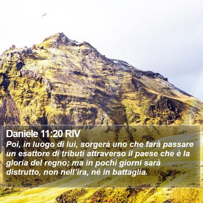 Daniele 11:20 RIV Bible Verse Image