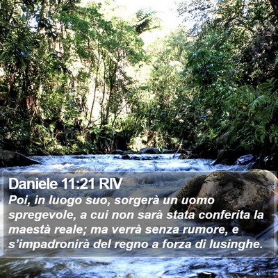 Daniele 11:21 RIV Bible Verse Image