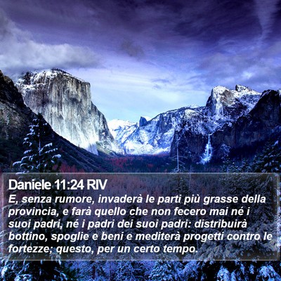 Daniele 11:24 RIV Bible Verse Image