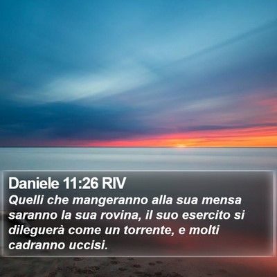 Daniele 11:26 RIV Bible Verse Image
