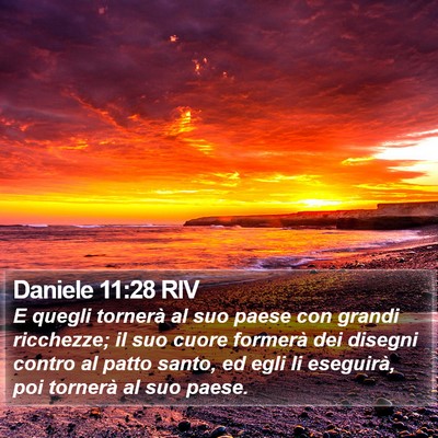 Daniele 11:28 RIV Bible Verse Image