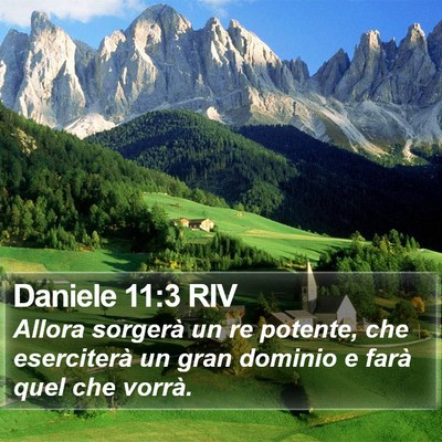 Daniele 11:3 RIV Bible Verse Image