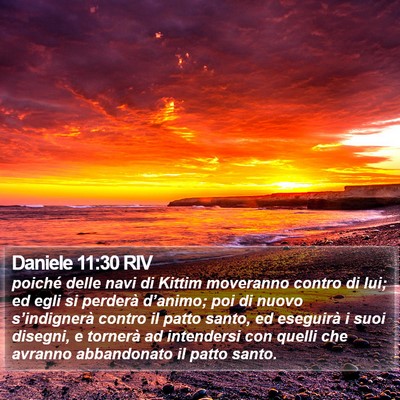 Daniele 11:30 RIV Bible Verse Image