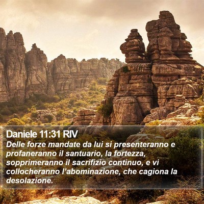 Daniele 11:31 RIV Bible Verse Image