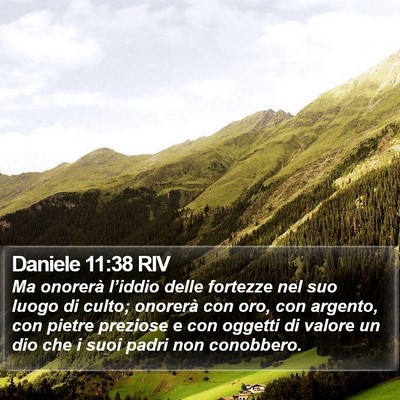Daniele 11:38 RIV Bible Verse Image