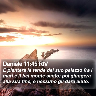 Daniele 11:45 RIV Bible Verse Image